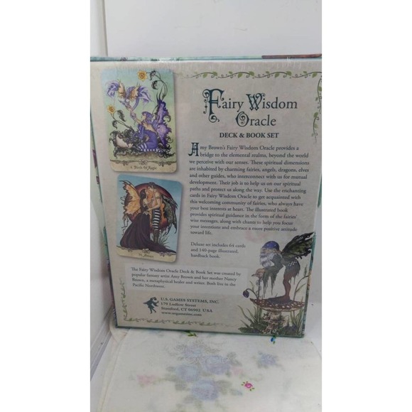 Fairy Wisdom Oracle Deck Elemental Ream Spiritual dimension Boot and Deck - Picture 3 of 5